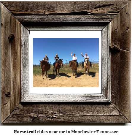 horse trail rides near me in Manchester, Tennessee